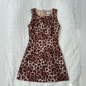 Leopard Print Mini Dress
